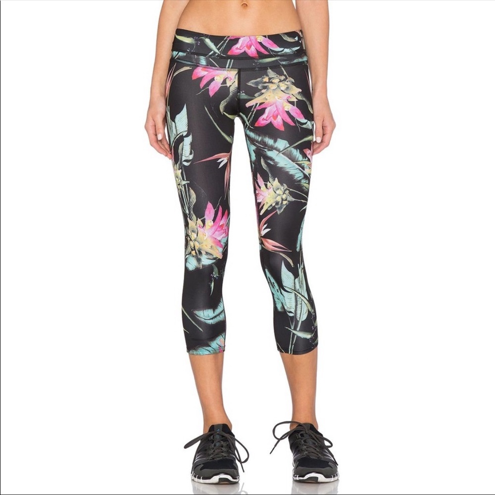Free People Stone Fox Sweat Muse Floral Legging Black Ginger‎ SZ/S-M-L NWOT